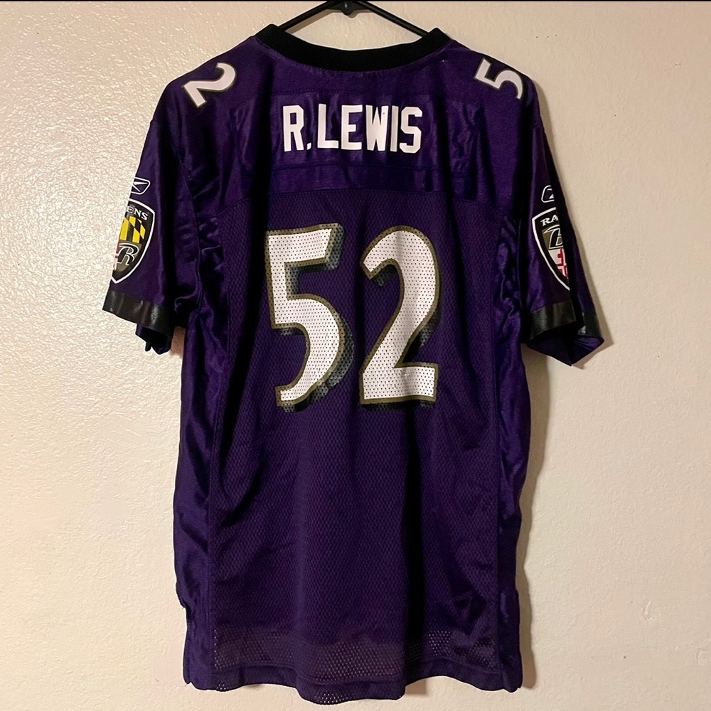 Youth Reebok NFL Baltimore Ravens R.Lewis Jersey (XL)